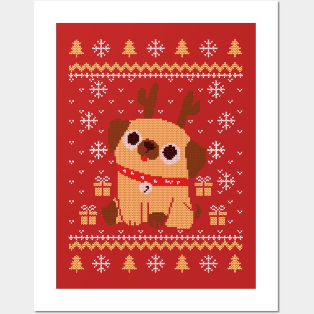 Reindeer Puppy Wall Art by TaylorRoss1